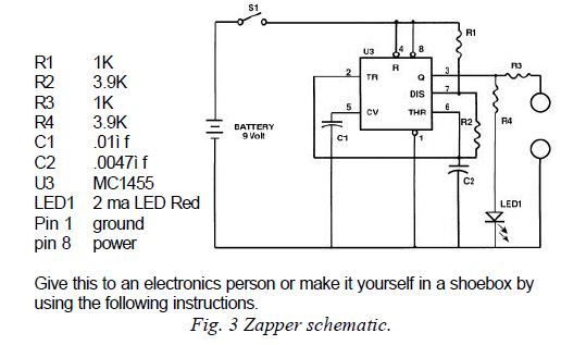 Zapper schematic